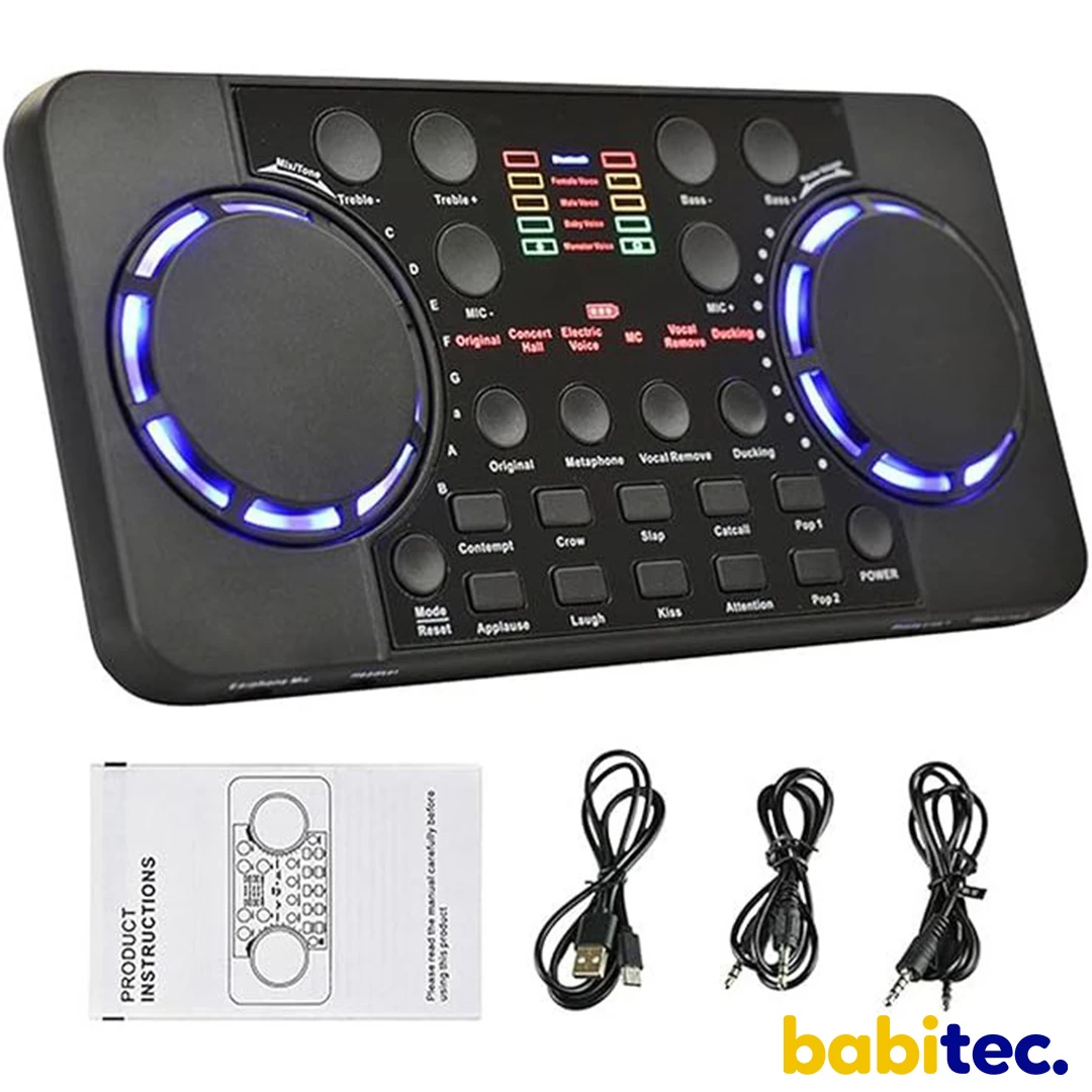 Carte Son En Direct - Carte D'enregistrement PC Multifonctionnelle, Table De Mix