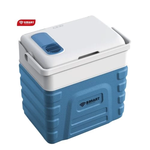 SMART TECHNOLOGY Glacière Rechargeable - STCP-88D - 25L - Bleu / Blanc - Garanti