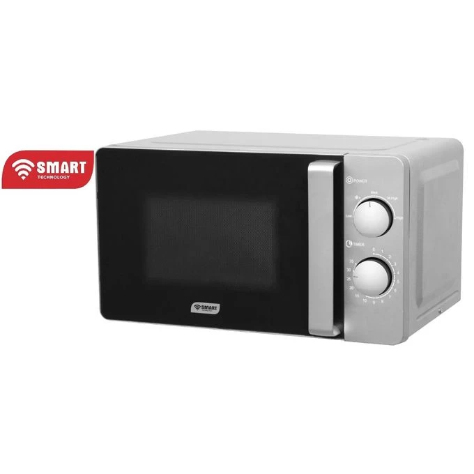 SMART TECHNOLOGY Micro-Onde-STMW-25WG -25L-900W- 6 Niveaux- Gris- Garantie 3 Moi