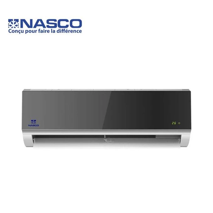 Nasco Mirror - Split 3 CV – R410 - Nas-M24n1- Gris Foncé - Garantie 12 Mois