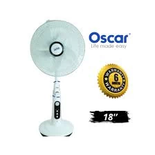 Ventilateur OSCAR (18P) rechargeable avec autonomie entre 02 à 02 heures