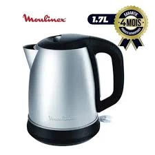 Bouilloire électrique Moulinex BY550D10 (1.7L) -2400 W- Acier inoxydable